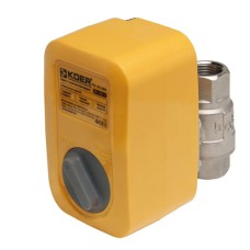Кран 1/2" з електроприводом Koer KR.S1502-3 12В SUS
