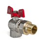 Кран з американкою 1 (Чехія КР 228) кутовий