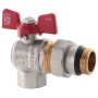 Кран з американкою 3/4 (Чехія КР 228-Gi) кутовий
