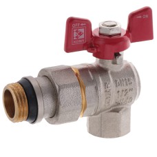 Кран з американкою 1/2 (Чехія КР 228-Gi) кутовий