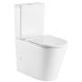 Унітаз-компакт Mixxus Premium BEVEL-0402-R 670×390×880 мм, система змиву RIMLESS, білий