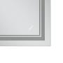 Дзеркало Mixxus Premium QUADRO MR20-80x60-Reverse з Led Touch, Anti-fog, димером, регулятором яскравості