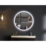 Дзеркало Mixxus PLAIN MC10-60 з Led Touch, Anti-fog, димером, регулятором яскравості, годинником