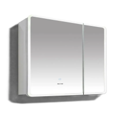 Дзеркальна шафка Mixxus Premium Olivary CM01-80x70x13 з LED Touch, димером, регулятором яскравості