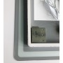 Дзеркало Zerix Mirra MR05-100x70 з LED Touch, Anti-fog, димером, регулятором яскравості