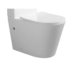 Чаша унітазу-компакту Mixxus BEVEL-0404-T3 660×360×800 мм система змиву TORNADO 3.0 без сидіння, білий