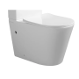 Чаша унітазу-компакту Mixxus BEVEL-0404-T3 660×360×800 мм система змиву TORNADO 3.0 без сидіння, білий