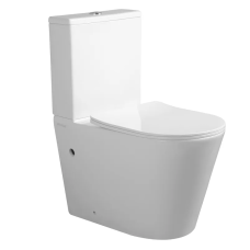 Унітаз-компакт Mixxus BEVEL-0404-T3 660×360×800 мм, система змиву TORNADO 3.0, білий