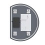 Дзеркало Mixxus Premium TOPPER MS01-90x70-Reverse з Led Touch, Anti-fog, димером