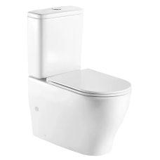 Унітаз-компакт Mixxus Premium WAVE-0403-R 675×395×870 мм, система змиву RIMLESS, білий