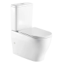Унітаз-компакт Mixxus Premium WAVE-0403-R 675×395×870 мм, система змиву RIMLESS, білий