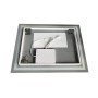 Дзеркало Zerix Kubix MR03-80x60-REVERSE з LED Touch, Anti-fog, димером, регулятором яскравості