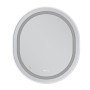Дзеркало Mixxus Premium ELLIPSE MV05-80x70-Reverse WHITE з Led Touch, Anti-fog, димером