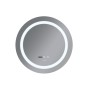 Дзеркало Mixxus PLAIN MC02-80-CASE з Led Touch, Anti-fog, димером, регулятором яскравості, годинником