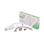 Змішувач для кухні PLAMIX Lucas-011 SET з підведенням білий глянець