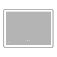Дзеркало Zerix Mirra MR05-90x70-REVERSE з LED Touch, Anti-fog, димером, регулятором яскравості