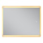 Дзеркало Mixxus Premium OLIVARY MR19-90x70-Reverse з Led Touch, Anti-fog, димером