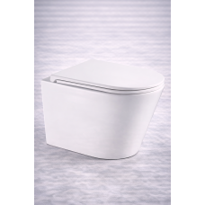 Унітаз підвісний Mixxus Premium BEVEL-0301-T3, білий