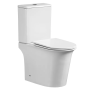 Унітаз-компакт Mixxus WAVE-0405-R 630×350×795 мм, система змиву RIMLESS, білий