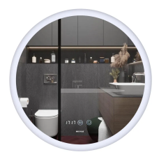 Дзеркало Mixxus PLAIN MC10-60 з Led Touch, Anti-fog, димером, регулятором яскравості, годинником