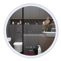 Дзеркало Mixxus PLAIN MC10-60 з Led Touch, Anti-fog, димером, регулятором яскравості, годинником