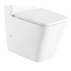 Чаша унітазу-компакту Mixxus Premium QUADRO-0401-R 610×365×825 мм система змиву RIMLESS без сидіння, білий