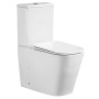 Чаша унітазу-компакту Mixxus QUADRO-0404-T1 660×360×820 мм система змиву TORNADO 1.0 без сидіння, білий