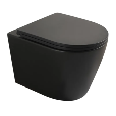 Унітаз підвісний Mixxus Premium BEVEL-0304-T1, чорна 480×360×360 мм система змиву TORNADO 1.0
