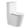 Чаша унітазу-компакту Mixxus BEVEL-0407-T1 630×350×795 мм система змиву TORNADO 1.0 без сидіння, білий
