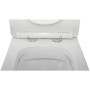Чаша унітазу-компакту Mixxus QUADRO-0403-R 640×360×835 мм система змиву RIMLESS без сидіння, білий