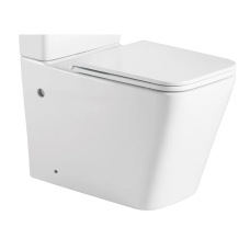 Чаша унітазу-компакту Mixxus Premium QUADRO-0402-R 675×390×855 мм система змиву RIMLESS без сидіння, білий