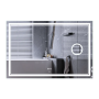 Дзеркало Mixxus Premium QUADRO MR20-100x70 з Led Touch, Anti-fog, димером, регулятором яскравості, лінзою