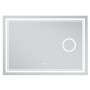 Дзеркало Mixxus Premium QUADRO MR20-100x70 з Led Touch, Anti-fog, димером, регулятором яскравості, лінзою