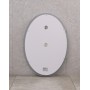 Дзеркало Mixxus PLAIN MV02-50x70 з Led Touch, Anti-fog, димером, регулятором яскравості, годинником