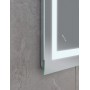 Дзеркало Mixxus WARM MR02-100x60 з Led Touch, Anti-fog, димером, регулятором яскравості, годинником