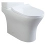 Чаша унітазу-компакту Mixxus WAVE-0402-T3 650×350×830 мм система змиву TORNADO 3.0 без сидіння, білий