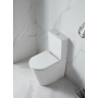 Унітаз-компакт Mixxus Premium BEVEL-0401-T1 625×390×845 мм, система змиву TORNADO 1.0, білий