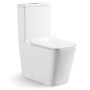Унітаз-компакт Mixxus QUADRO-0403-R 640×360×835 мм, система змиву RIMLESS, білий