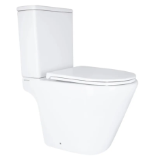 Унітаз-компакт Mixxus BEVEL-0405-R 605×370×800 мм, система змиву RIMLESS, білий