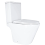 Унітаз-компакт Mixxus BEVEL-0405-R 605×370×800 мм, система змиву RIMLESS, білий