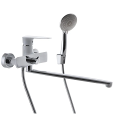 Змішувач для ванни MIXXUS PREMIUM Eva 006 Euro Білий латунний