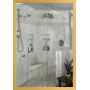 Дзеркало настінне Zerix FONTE MRZ09-70x85-Reverse GOLD прямокутне в золотій рамі