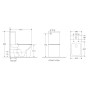 Унітаз-компакт Mixxus Premium QUADRO-0402-R 675×390×855 мм, система змиву RIMLESS, білий