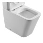 Чаша унітазу-компакту Mixxus Premium QUADRO-0401-R 610×365×825 мм система змиву RIMLESS без сидіння, білий