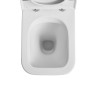 Чаша унітазу-компакту Mixxus Premium QUADRO-0401-R 610×365×825 мм система змиву RIMLESS без сидіння, білий