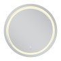 Дзеркало Mixxus Premium WAVE MC04-90 з Led Touch, Anti-fog, димером