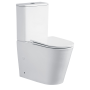 Унітаз-компакт Mixxus BEVEL-0407-T1 630×350×795 мм, система змиву TORNADO 1.0, білий