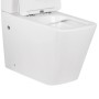 Чаша унітазу-компакту Mixxus Premium QUADRO-0402-R 675×390×855 мм система змиву RIMLESS без сидіння, білий