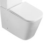 Чаша унітазу-компакту Mixxus QUADRO-0404-T1 660×360×820 мм система змиву TORNADO 1.0 без сидіння, білий