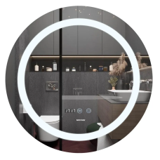 Дзеркало Mixxus PLAIN MC02-60 з Led Touch, Anti-fog, димером, регулятором яскравості, годинником